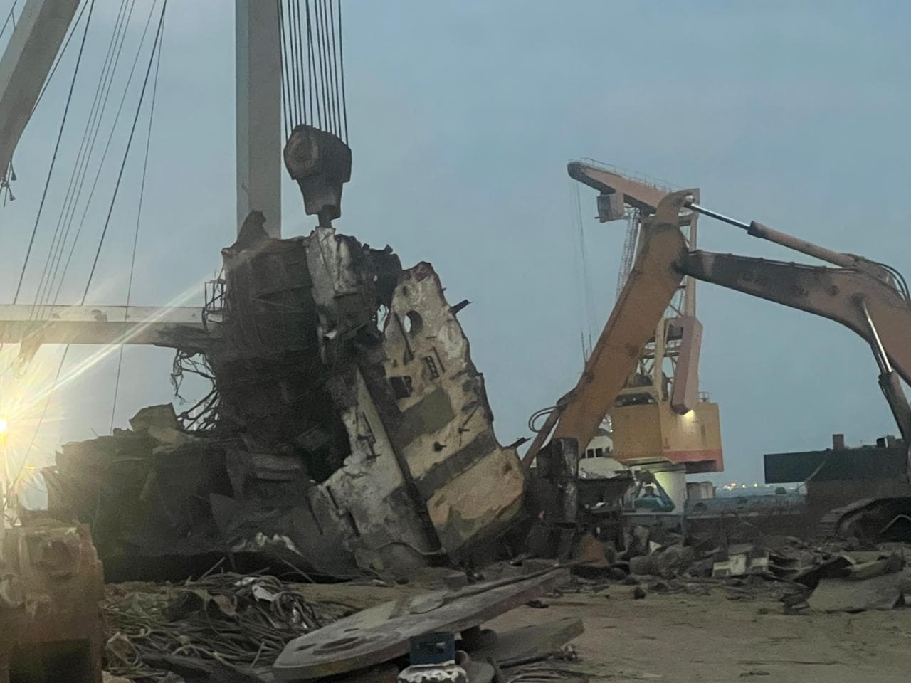 Shahd Cleopatra vessel dismantling operation