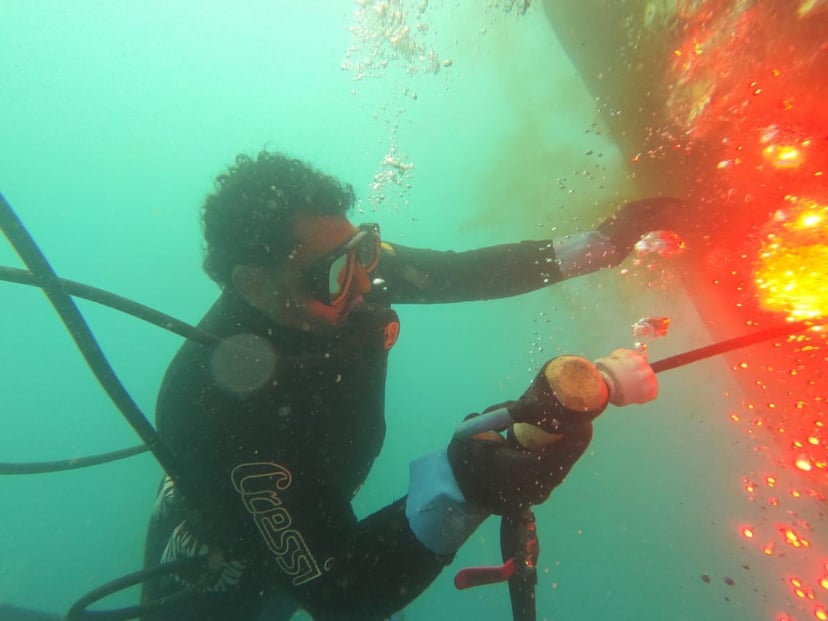 Professional port services services by Almancy Commercial Diving